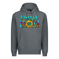 Rock blessed mom sunflower Premium Hoodie - Zillion Design Studio