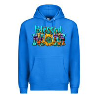 True Royal blessed mom sunflower Premium Hoodie - Zillion Design Studio
