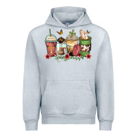 Heather Grey faith coffee cups Urban Hoodie - Zillion Design Studio