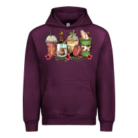 Mauve Wine faith coffee cups Urban Hoodie - Zillion Design Studio