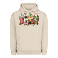 Pigment French Oak faith coffee cups Urban Hoodie - Zillion Design Studio