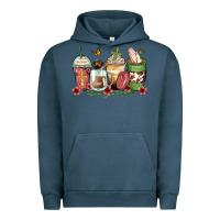 Pigment Midnight Navy faith coffee cups Urban Hoodie - Zillion Design Studio