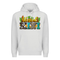 Dove Grey blessed mini Premium Hoodie - Zillion Design Studio
