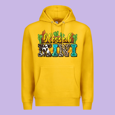 Blessed Mini Premium Hoodie Designed By Zillion Design Studio