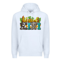 White blessed mini Premium Hoodie - Zillion Design Studio