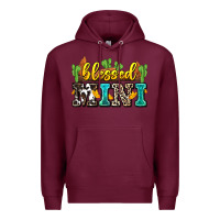 Burgundy blessed mini Premium Hoodie - Zillion Design Studio