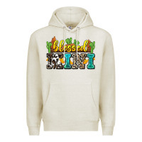 Oatmeal Heather blessed mini Premium Hoodie - Zillion Design Studio