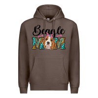 Coffee western beagle mom Premium Hoodie - RanaPortraitStore