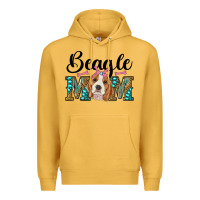 Mustard western beagle mom Premium Hoodie - RanaPortraitStore