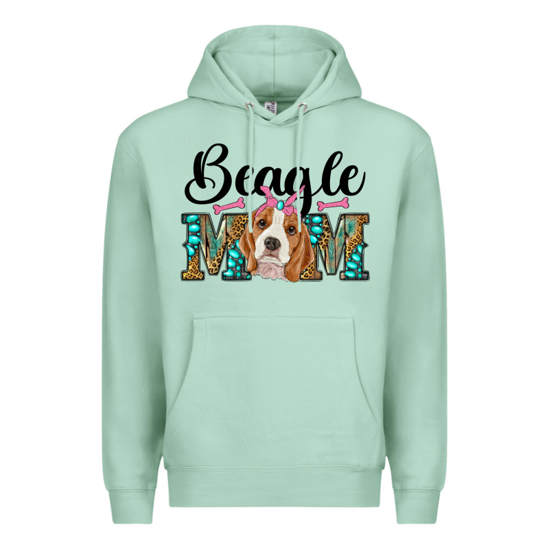 Western Beagle Mom Premium Hoodie by RanaPortraitStore | Teevron