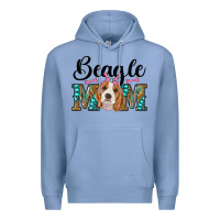 Colony Blue western beagle mom Premium Hoodie - RanaPortraitStore