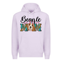 Lilac western beagle mom Premium Hoodie - RanaPortraitStore