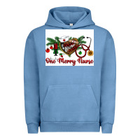 Pigment Pebble Blue one merry nurse Urban Hoodie - RanaPortraitStore