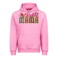 Fuchsia Pink rebel mama Urban Hoodie - texasbilliewilder
