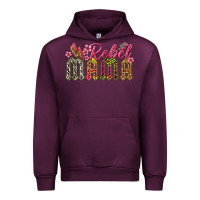 Mauve Wine rebel mama Urban Hoodie - texasbilliewilder