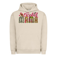 Pigment French Oak rebel mama Urban Hoodie - texasbilliewilder