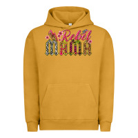 Pigment Peanut Butter rebel mama Urban Hoodie - texasbilliewilder