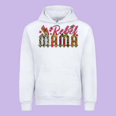 Rebel Mama Urban Hoodie Designed By Texasbilliewilder