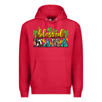 Cardinal blessed mama Premium Hoodie - Zillion Design Studio
