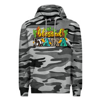 Slate Camo blessed mama Premium Hoodie - Zillion Design Studio