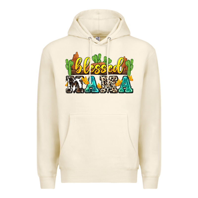 Blessed Mama Premium Hoodie by Zillion Design Studio | Teevron