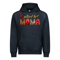 Navy retired hot mama Urban Hoodie - texasbilliewilder
