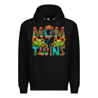 Black mom of twins Premium Hoodie - Zillion Design Studio
