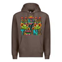 Coffee mom of twins Premium Hoodie - Zillion Design Studio