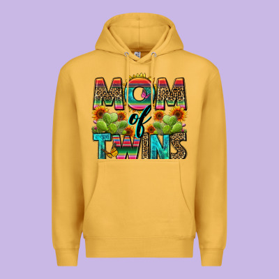 Mom Of Twins Premium Hoodie Designed By Zillion Design Studio