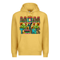 Antique Gold mom of twins Premium Hoodie - Zillion Design Studio