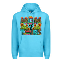 Ocean Blue mom of twins Premium Hoodie - Zillion Design Studio