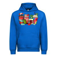 Cobalt strawberry coffee cups Urban Hoodie - Zillion Design Studio
