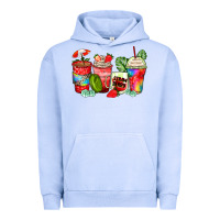 Pigment Grape Ice strawberry coffee cups Urban Hoodie - Zillion Design Studio