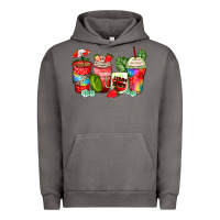 Pigment Tornado strawberry coffee cups Urban Hoodie - Zillion Design Studio