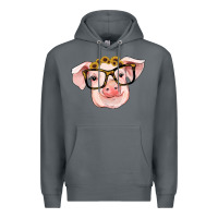 Rock sunflowers with pig Premium Hoodie - RanaPortraitStore