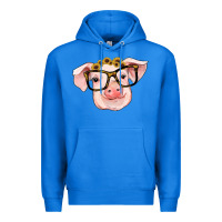 True Royal sunflowers with pig Premium Hoodie - RanaPortraitStore