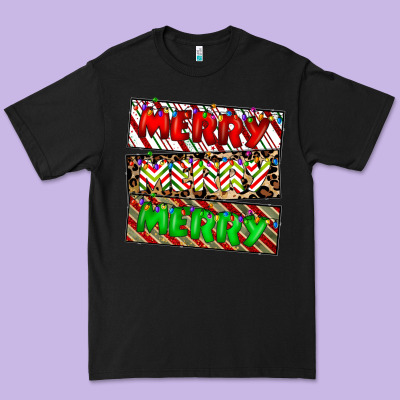 Merry Merry Merry Premium Tee Designed By Cowhidedigitalart