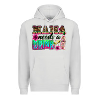 Dove Grey mama needs a drink Premium Hoodie - Zillion Design Studio