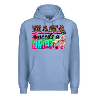 Colony Blue mama needs a drink Premium Hoodie - Zillion Design Studio