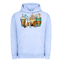 Pigment Grape Ice jesus coffee cups Urban Hoodie - Zillion Design Studio