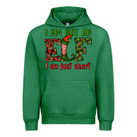 Emerald i am not an elf i am just short christmas Urban Hoodie - RanaPortraitStore