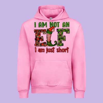 I Am Not An Elf I Am Just Short Christmas Urban Hoodie Designed By Ranaportraitstore