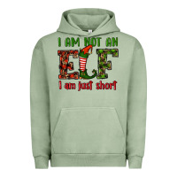 Pigment Oil Green i am not an elf i am just short christmas Urban Hoodie - RanaPortraitStore