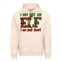 Sandshell i am not an elf i am just short christmas Urban Hoodie - RanaPortraitStore