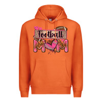 Carrot football mom with leopard Premium Hoodie - Zillion Design Studio