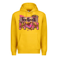 Lemon football mom with leopard Premium Hoodie - Zillion Design Studio