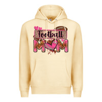Pina Colada football mom with leopard Premium Hoodie - Zillion Design Studio