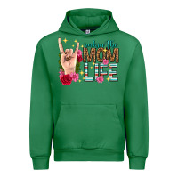 Rockin The Mom Life Mothers Day Urban Hoodie | Teevron