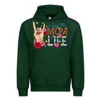 Forest Green rockin the mom life mothers day Urban Hoodie - texasbilliewilder