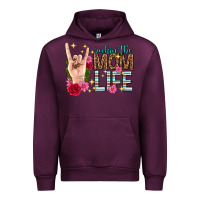 Mauve Wine rockin the mom life mothers day Urban Hoodie - texasbilliewilder